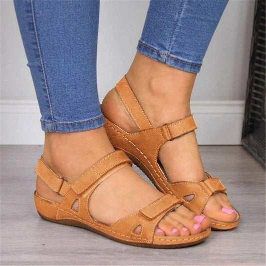 Karyne - Sandales orthopédiques premium Marron
