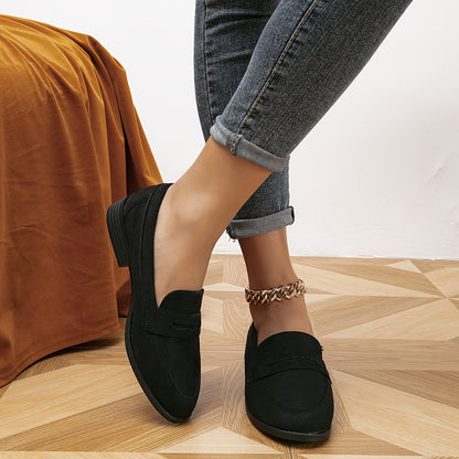 Kaya - Mocassins en daim Noir 3