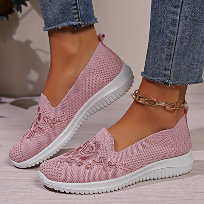 Klara - Mocassins en maille respirante Rose 2