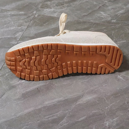 Kloé - Baskets beiges pour femmes Beige 4