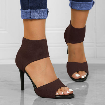 Kristel - Saldals pour femmes élégants et confortables pour toutes les occasions Marron