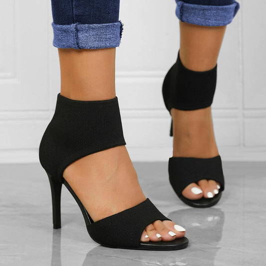 Kristel - Saldals pour femmes élégants et confortables pour toutes les occasions Noir