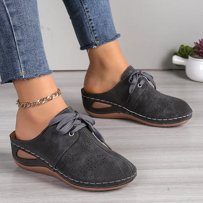 Kristina - Chaussures Élevées Chic Gris fonce 2