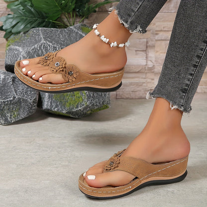Kyana - Sandales orthopédiques Marron 2