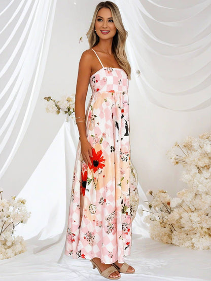 Léonie – Robe Longue Fleurie Dos Nu Bohème Plage 7