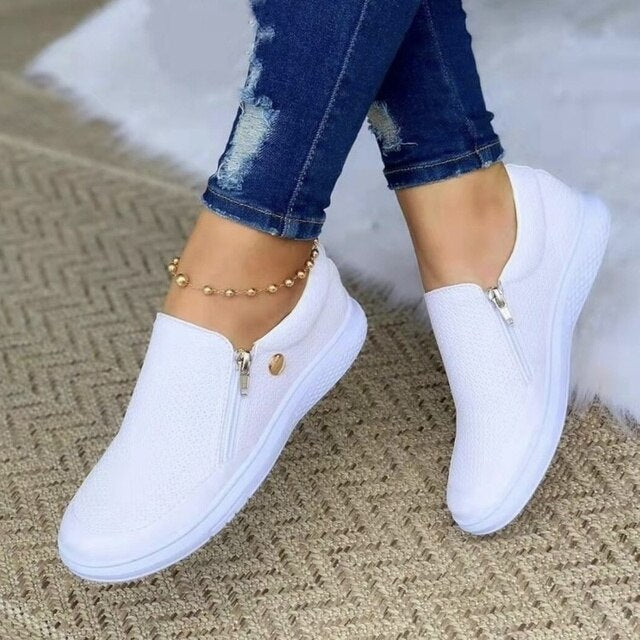 Lalie - Chaussures Orthopédiques pour Femmes Blanc