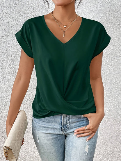 Laurianne - Décontracté Chemise Pour Femmes Vert