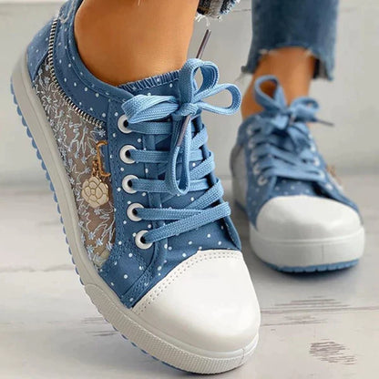Louna - Baskets pour femmes Bleu Ciel