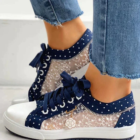 Louna - Baskets pour femmes Bleu Marrine