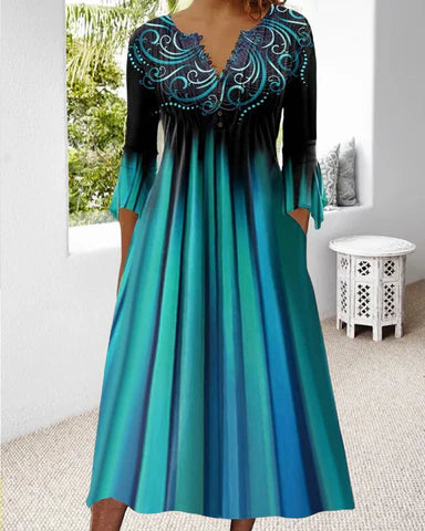 Valesia - Robe pour femme Bleu