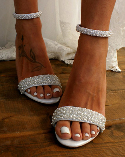 Émeraude – Sandales de Mariage Femme Élégantes et Raffinées 5