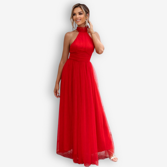 Évangéline - Robe de princesse élégante Rouge
